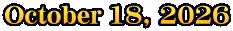 October 18, 2026