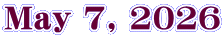 May 7, 2026