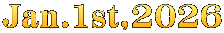 Jan.1st,2026 