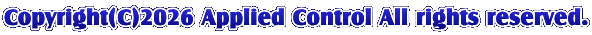 Copyright(C)2026 Applied Control All rights reserved.
